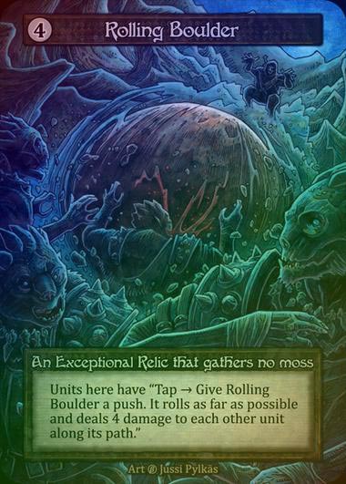 【FOIL】[Artifact] Rolling Boulder [beta-Exceptional]